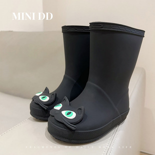 2025MINIDD new children's rain boots for boys and girls baby water boots rain boots for children and students waterproof water boots