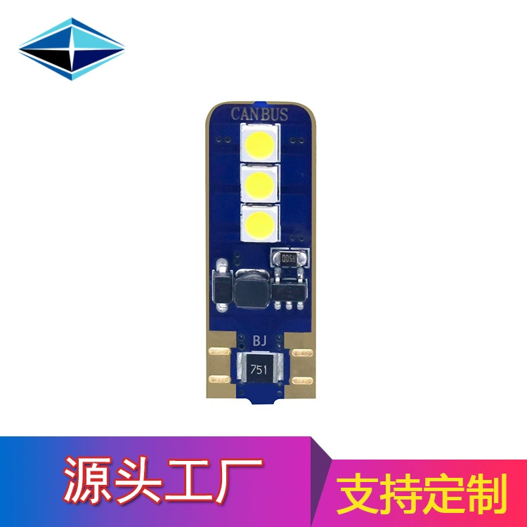 Новый постоянный ток декодирования бесступенчатый автомобиль 3030 номерной знак свет 6smd крыша свет модифицированный автомобиль t10led ширина индикатор