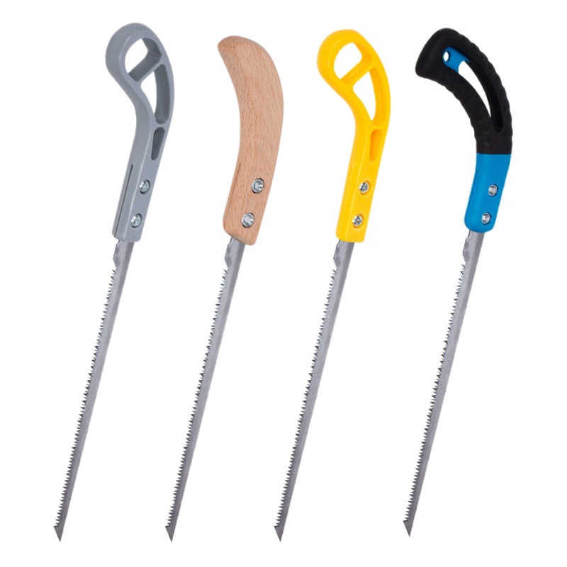 Sierra de podar para jardinería, sierra para cortar madera, sierra para ramas, sierra de cola de milano, sierra pequeña de dientes finos, sierra manual pequeña, venta al por mayor, entrega rápida, acero al manganeso. image 1