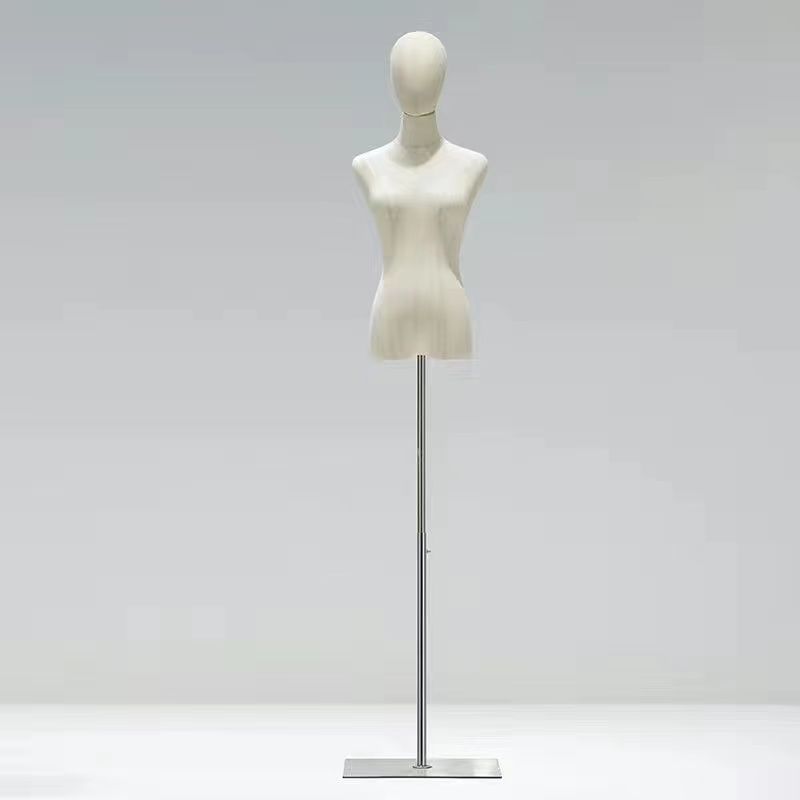 Modelo de accesorios tienda de ropa de mujer cuerpo completo modelo estante de ropa de mujer estante de muñeca de medio cuerpo humano estante de exhibición de ventana