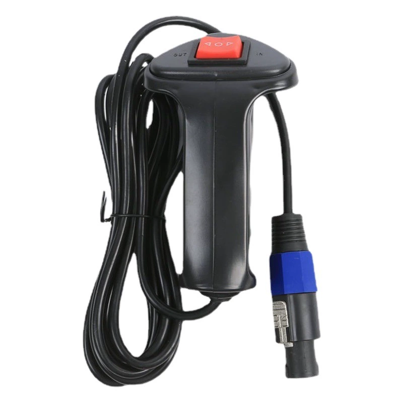 Маленький кран, самоблокирующийся электрический портативный проводной ручной переключатель, аксессуары, 12 В, проводной пульт дистанционного управления, автомобильная лебедка для бездорожья