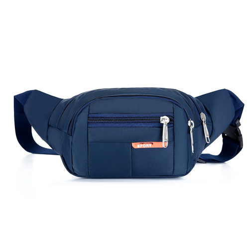 New style waist bag for men and women, multifunctional, large capacity, water repellent and wear-resistant, outdoor sports mobile phone wallet, cashier business bag