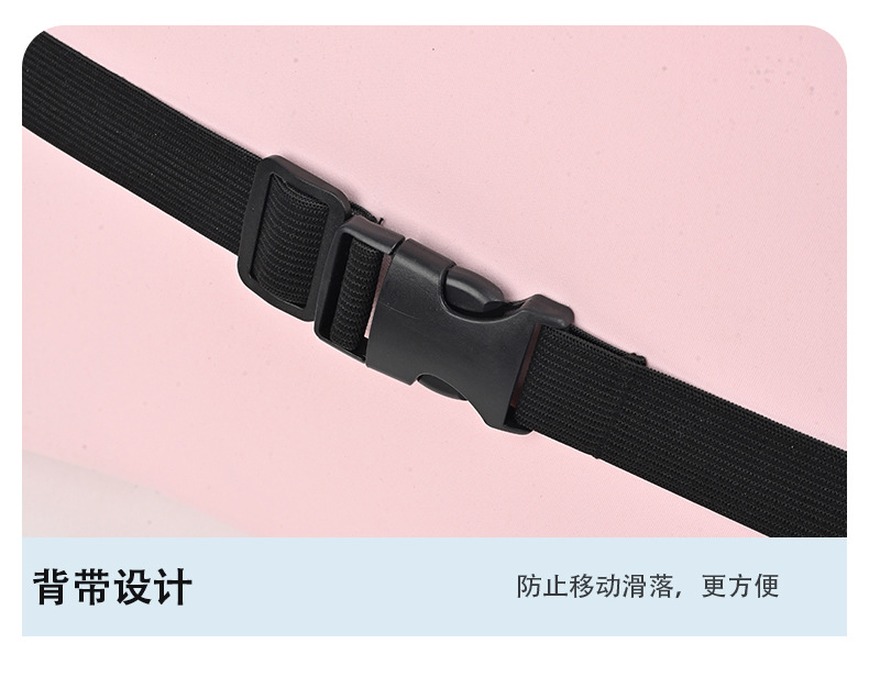 Ergonomic lumbar support cushion for office workers and car drivers, designed to reduce pressure and support the waist
