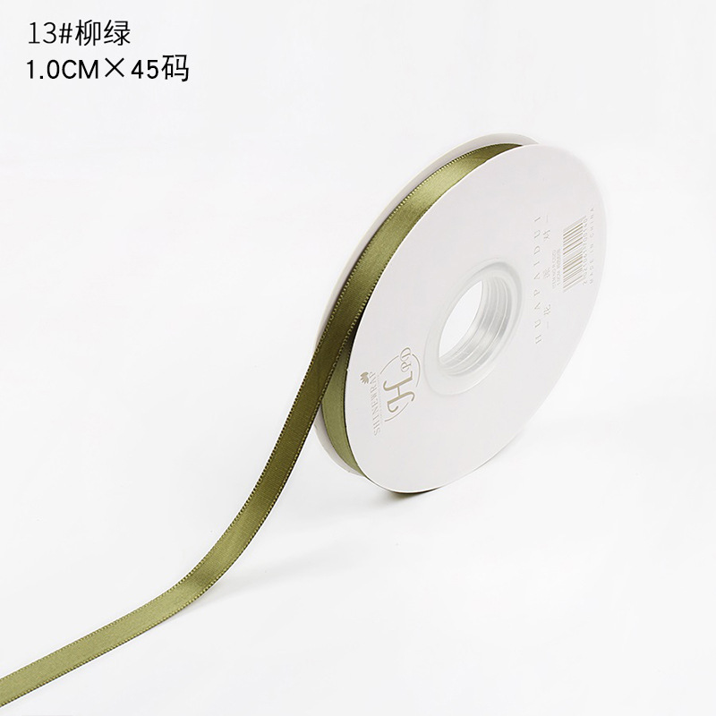 Huaxi cinta de color sólido decoración de cumpleaños embalaje de regalos cinta de seda ramo de flores cinta de color rosa ramo cinta