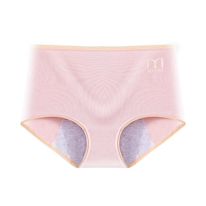 Cintura alta período fisiológico ropa interior período menstrual alargado capa a prueba de fugas Tía grande pantalones algodón refrescante Transpirable Calzoncillos de cintura alta