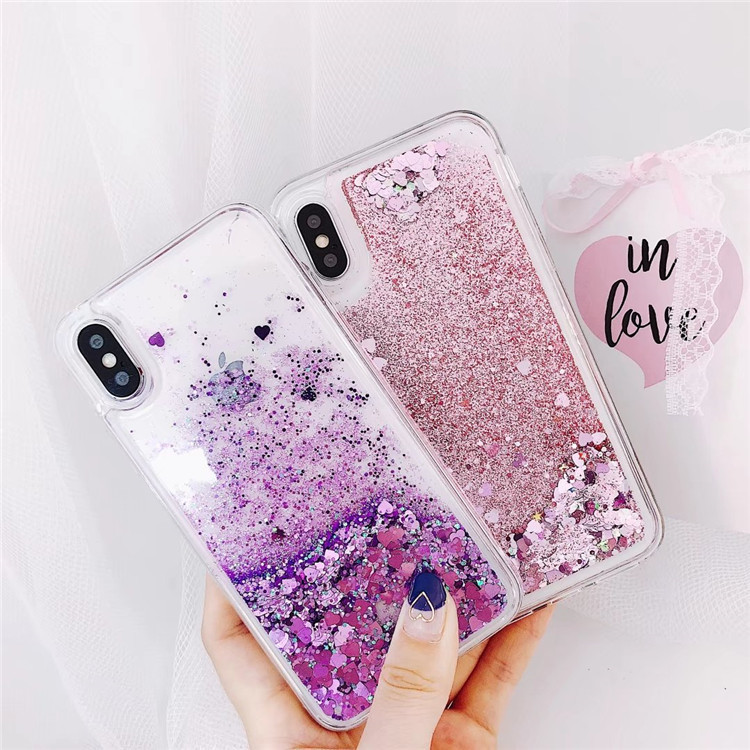 Fashion Color Block Tpu Sequin   Phone Accessories display picture 4