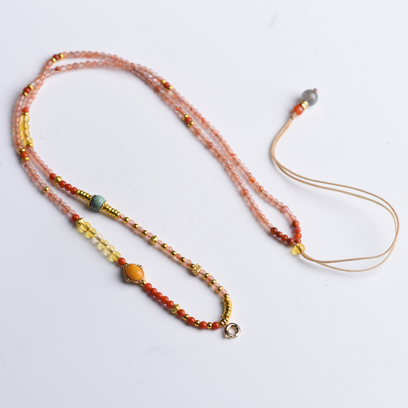Natural Crystal And Gemstone Charm Pendant For Luck And Energy_voghion.com