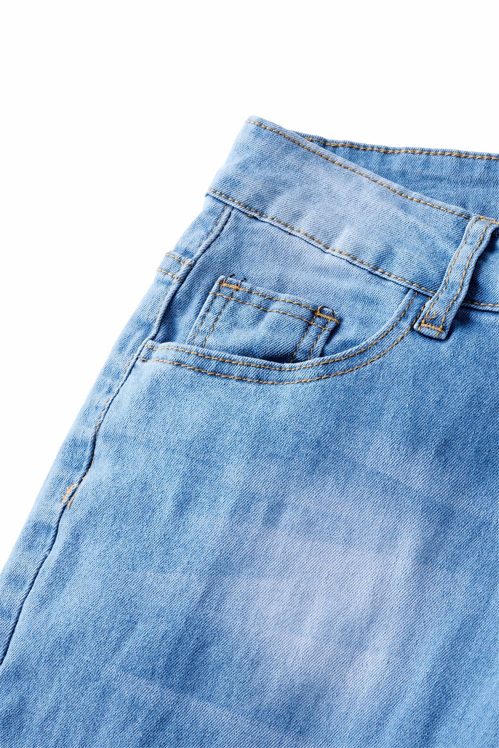 ChicShe Cross-Border Europea Ad North America Skiy Stretch Tassel Flared Wome's Trousers Log Pats Solid Color Jeas_voghion.com