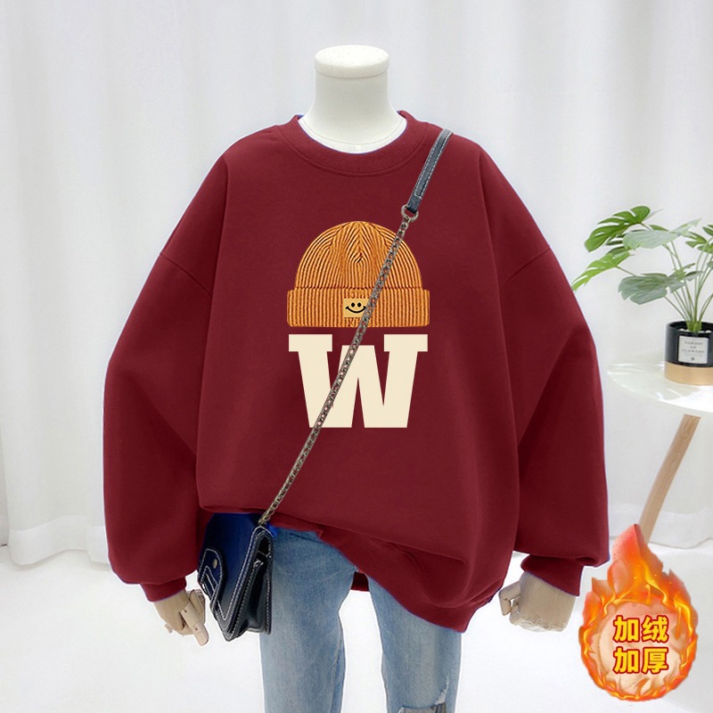 버건디 [라운드넥 실버 폭스 벨벳