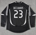0607 real madrid away long sleeves printed no. 23 beckham