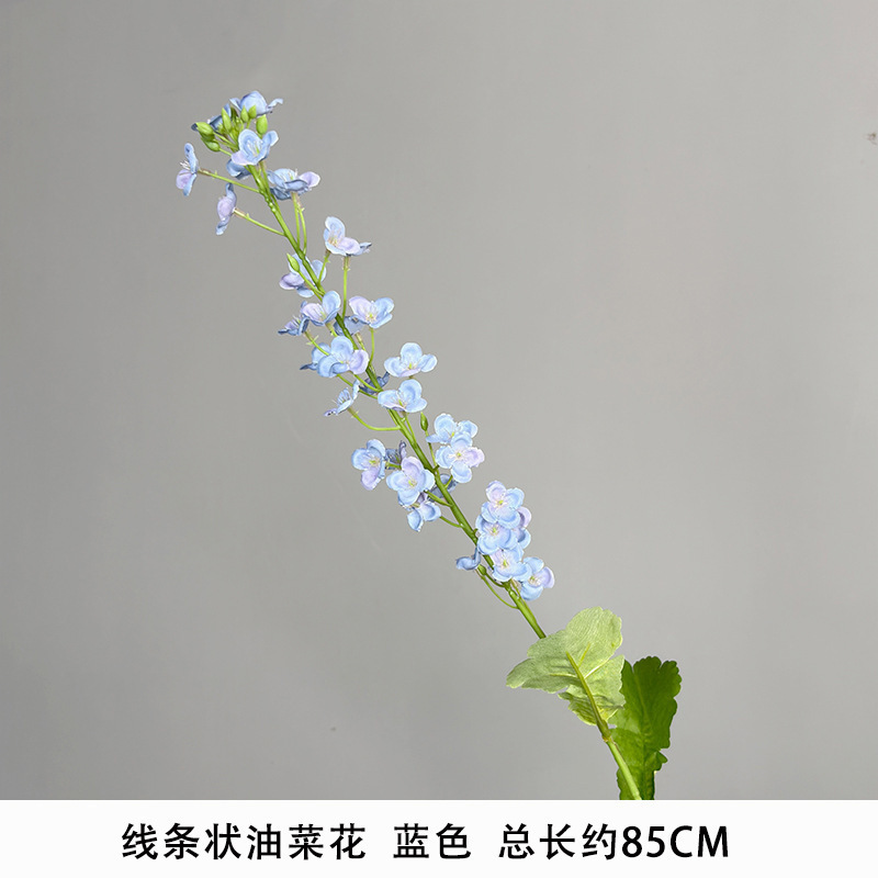 蓝色仿真花高级感逼真假花仿真玫瑰花婚庆婚礼装饰插花花束热销批|undefined