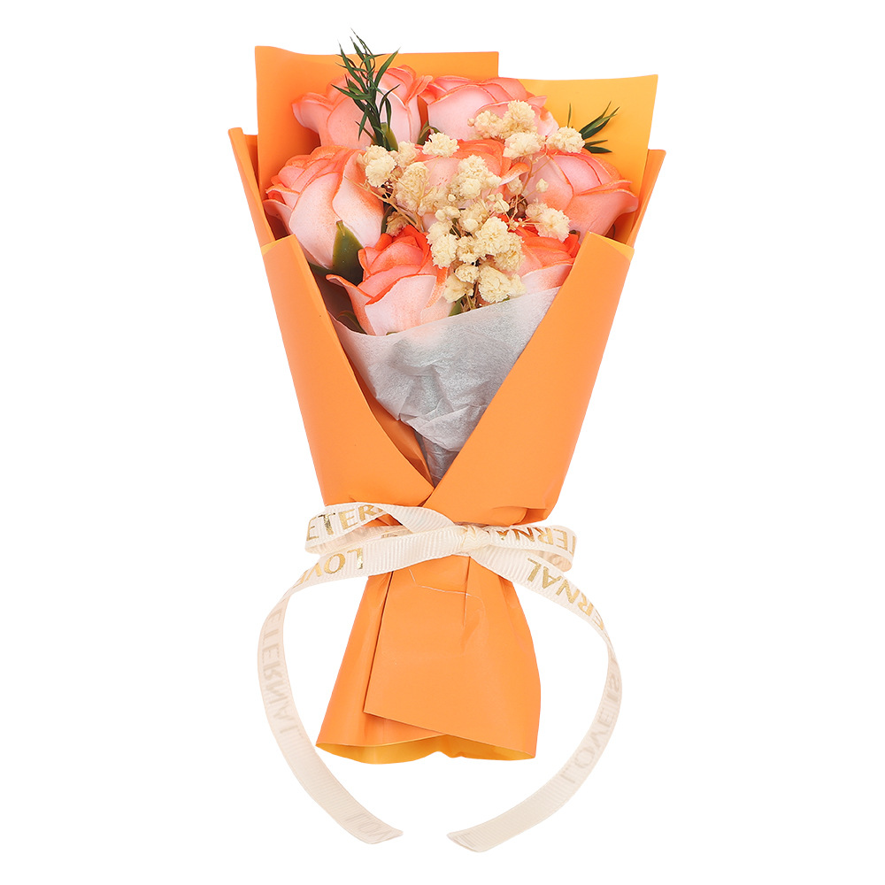 Día de la Madre 520 Regalo mini7 Thumb Little Rose Jabón Ramo de vida eterna Gypsophila Flor seca Transfronteriza al por mayor