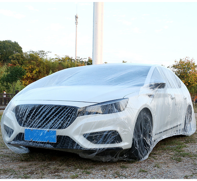 Disposable Car Cover, Suitable for All Seasons, Sun Protection, Rain Protection, Dust Protection, Full Car Cover, Sunshade, Hail Protection