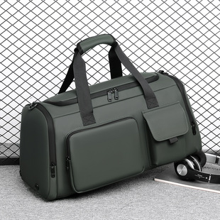 Portable Travel Bag Multifunctional Men's New Fitness Bag Fashionable Wear-Resistant Independent Shoe Compartment Short-Distance Luggage Bag Wholesale