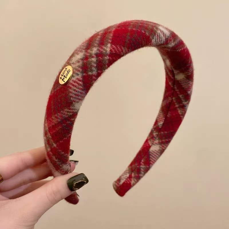 Otoño y invierno Meilade coreano retro estricto esponja cabeza de banda nueva variedad de terciopelo alto cráneo ancho banda de cabello mayorista