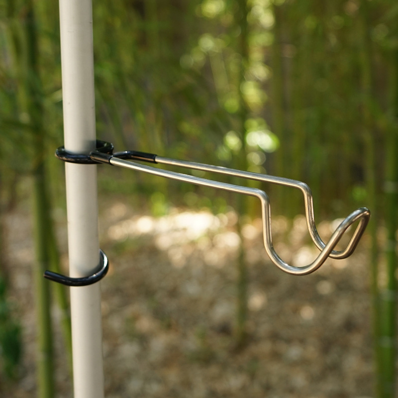 Multifunctional outdoor steam lamp hook lamp pole canopy tent camping lamp pig tail S-type metal storage hook camping