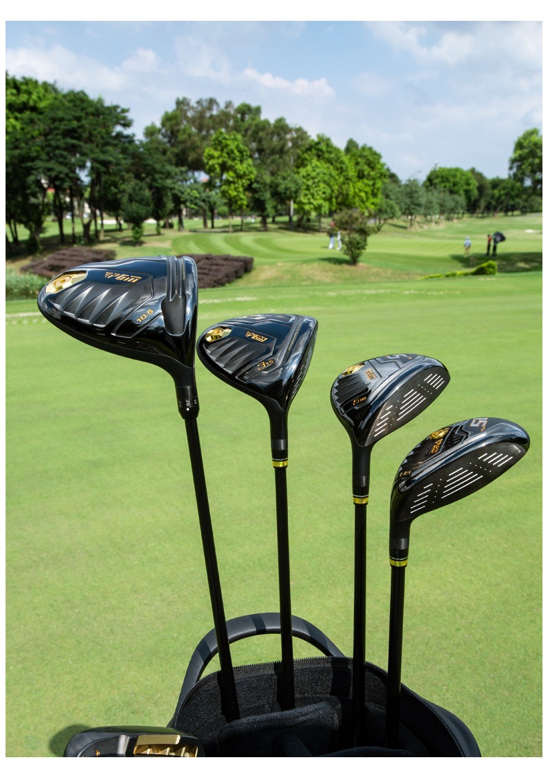 Gậy golf số 1 PGM MG039 đầu titan trục carbon Mitsubishi — MG039-Thanh carbon vàng đen lớp R, MG039-Cột carbon vàng đen lớp SR, MG039-Cột carbon vàng đen lớp S, MG039-Thanh carbon vàng đen hạng R (trục Mitsubishi Nhật Bản) chi tiết 9