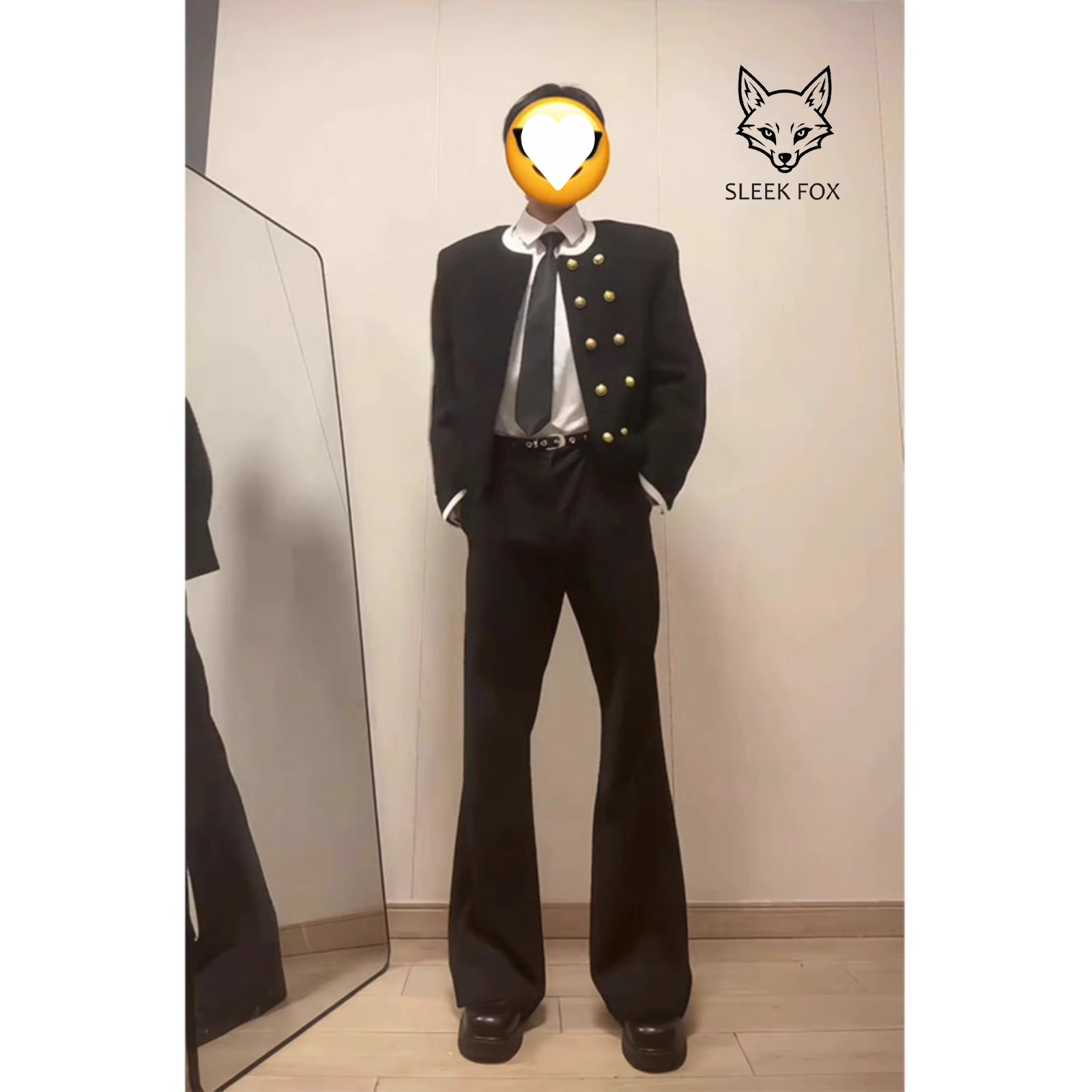 American-Style Summer Ice Silk Thin Suit Pants for Men, Solid Color Casual Versatile Slimming Scimitar Pants with a Slight Flare and Floor-Length