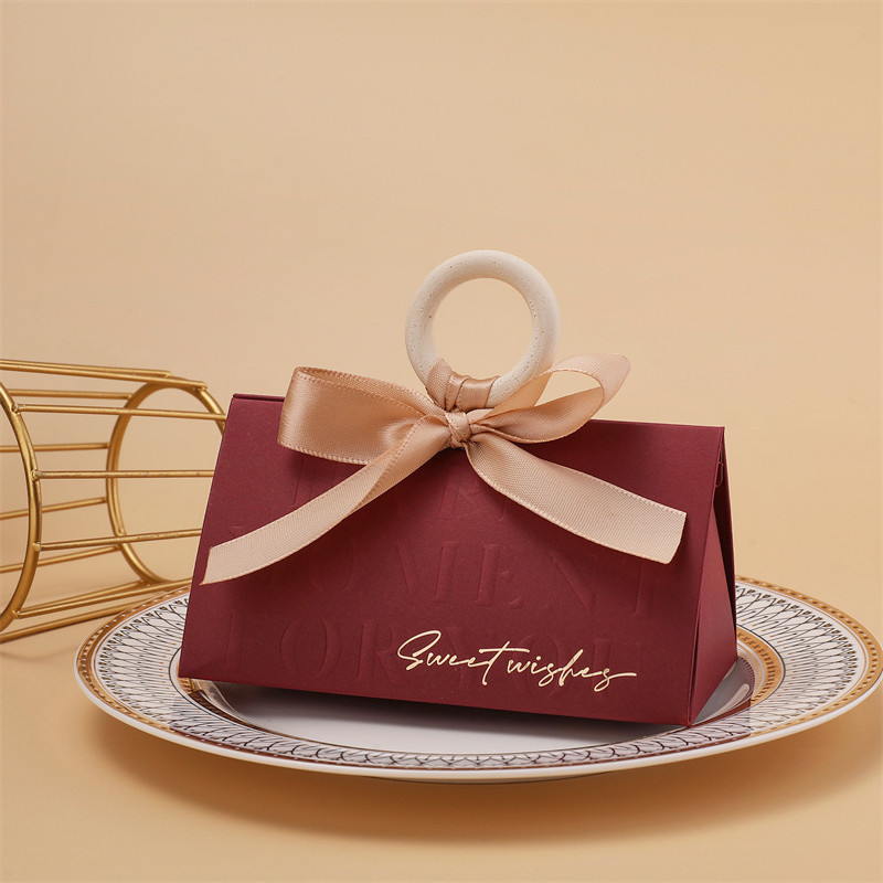 Letter Bow Knot Paper Wedding Party Gift Bags display picture 2