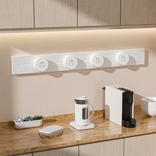 轨道插座厨房可移动滑轨插排明装厨房岛台电源插排厂家直销