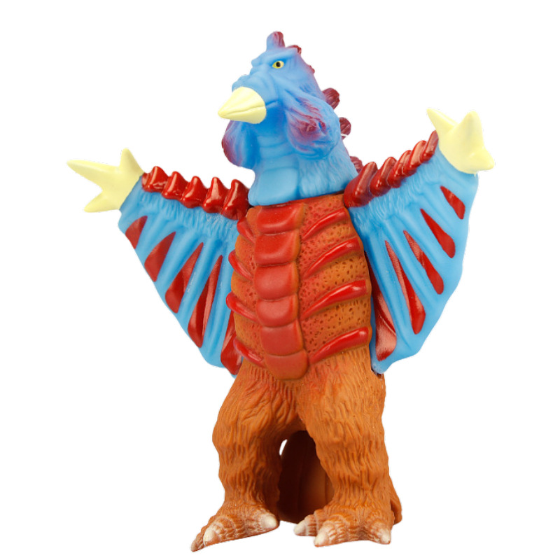 Genuino autorizado Jinjiang Ultraman Soft Goma Monster Toy Ai Lei Wang Lei De Wang Ge Mora Gudun Boy Gift