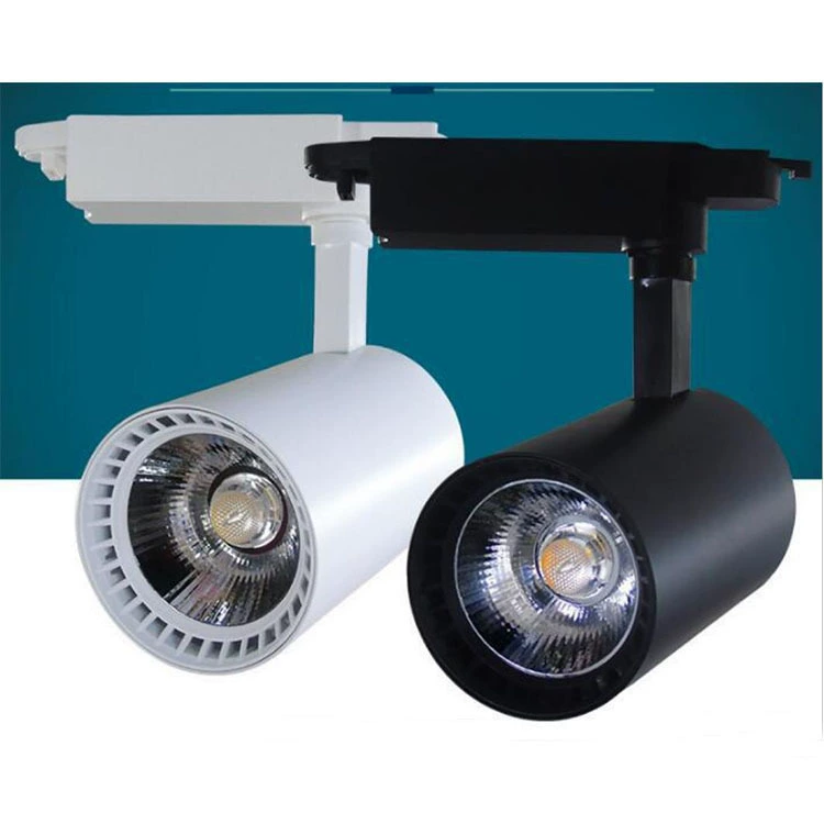 LED spot lighting, lights railed