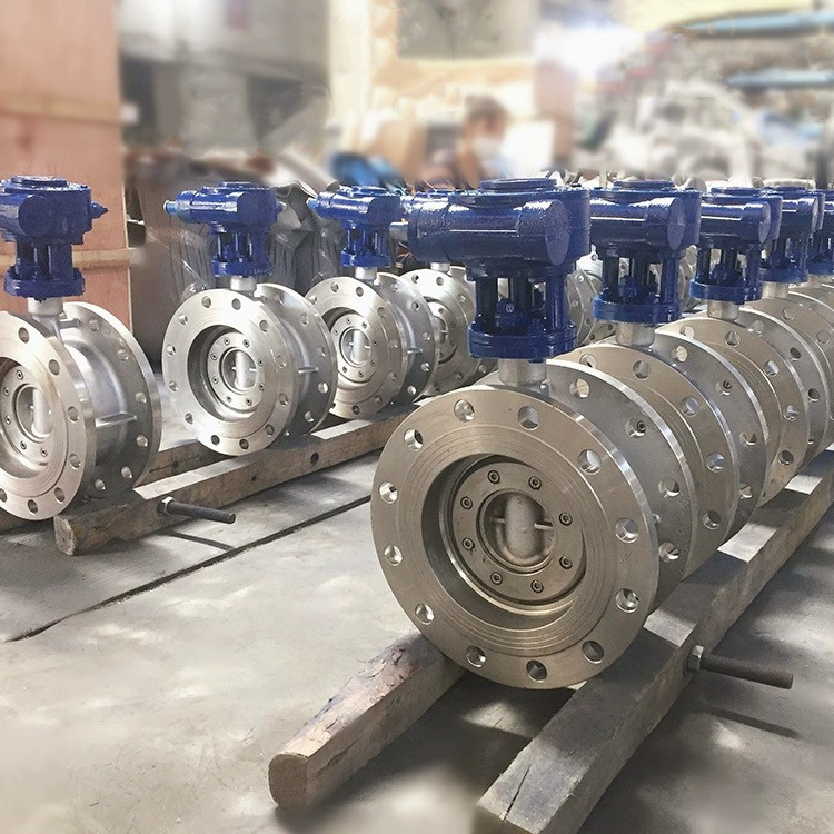 不锈钢蝶阀三偏心硬密封蝶阀法兰式对夹式蝶阀