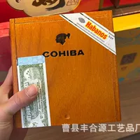 Увлажняющий ящик для хранения сигар из кедрового дерева, ящик для хранения сигар из цельного дерева, ручной работы, увлажняющий ящик для сигар, деревянный ящик с выдвижной крышкой