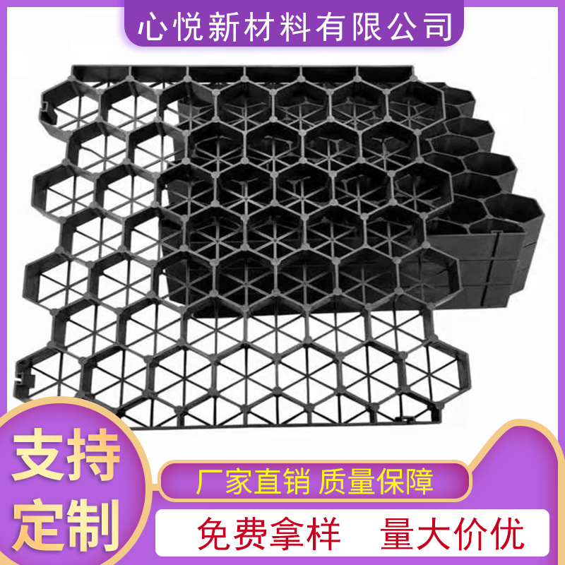 植草格花口园林绿化塑料消防通道停车运动场工程植草砖高强度承重