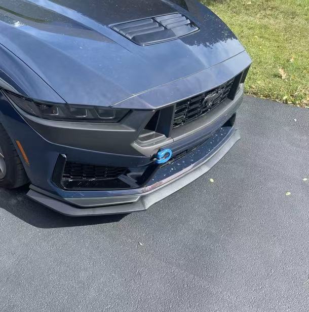 Yema – Front Lip Kit Big Surrounded - 2024-mustang-three-stage-original-black-horse-style-front-lip-gloss-black