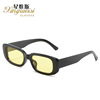 Square sunglasses, fashionable glasses, European style, simple and elegant design, 2023 collection, punk style, wholesale