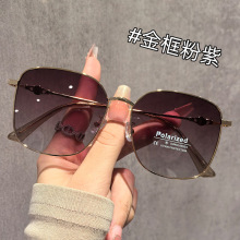 茶色墨镜女款2026新款高级感近视可配度数防紫外线时尚偏光太阳镜