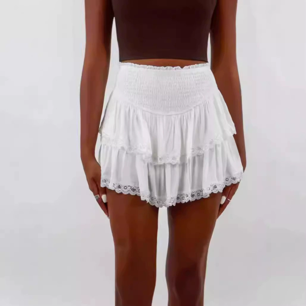 2024 трансграничные летние короткие юбки европейские и американские женские нерегулярные юбки юбки