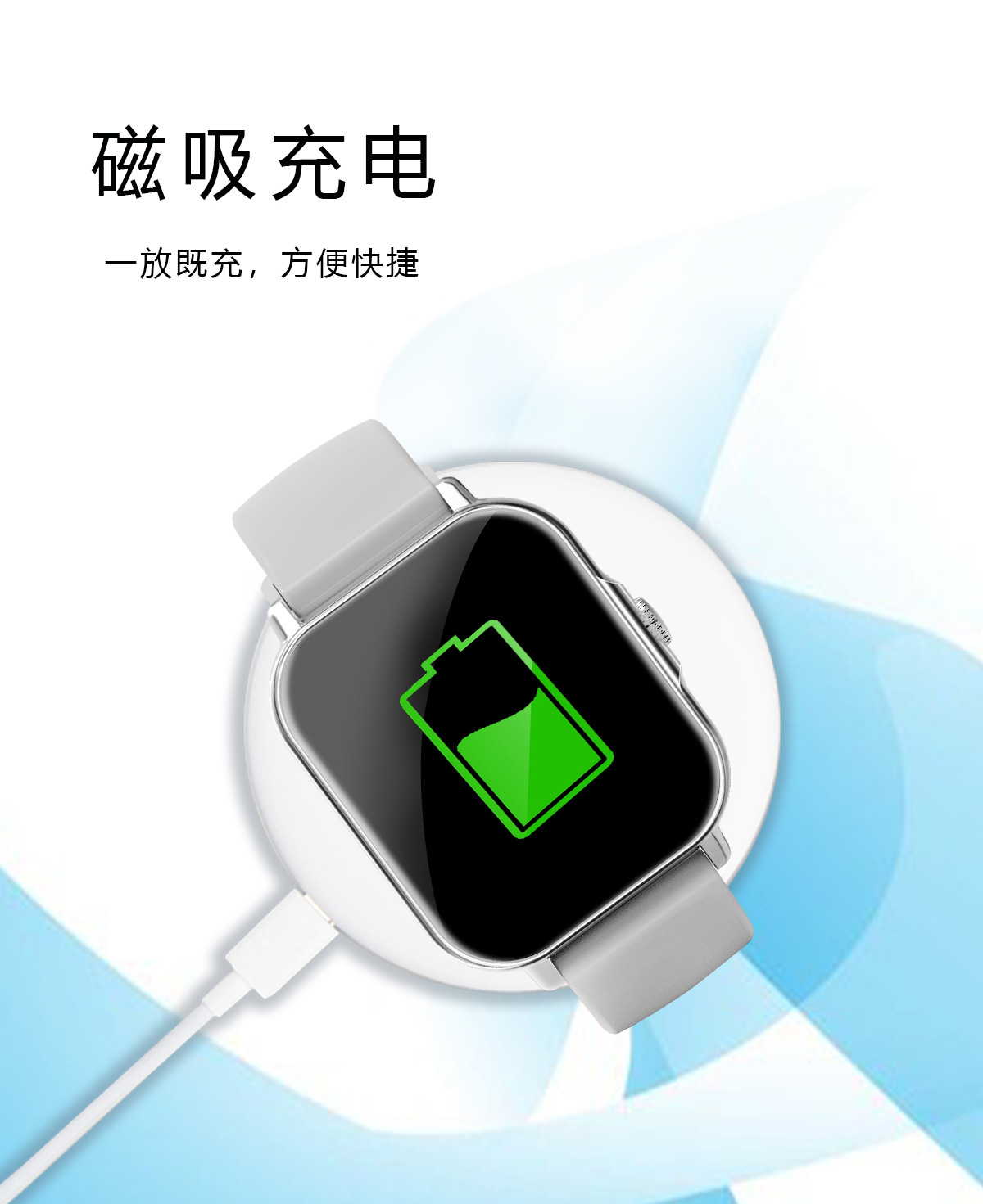 The new CT3 Bluetooth call AI voice assistant NFC access control 1.7-inch GT3050 smartwatch ring Item Picture