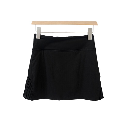 Summer tennis badminton volleyball women's short skirt golf slimming mid-waist sports anti-exposure age-reducing nude skirt