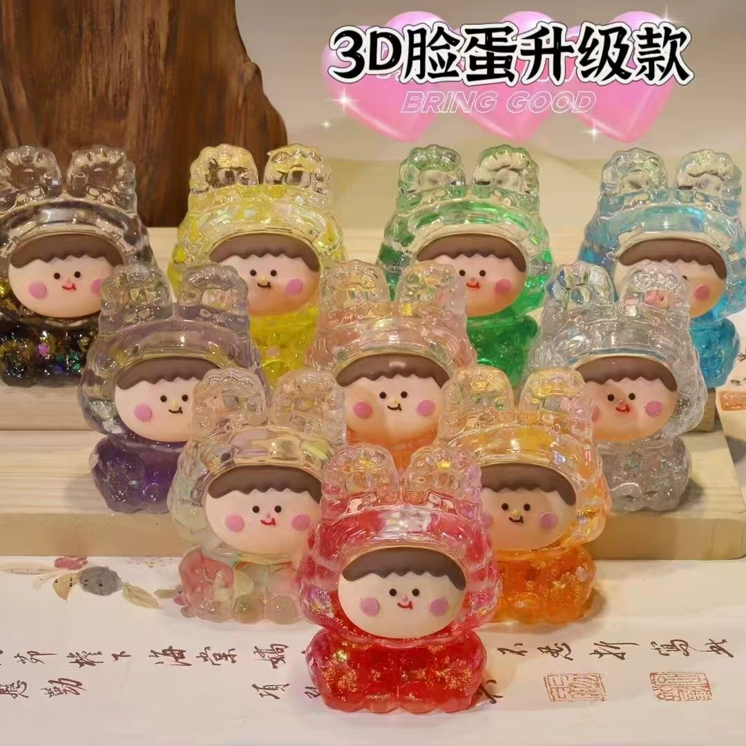 Новая гигантская декорация Лилит 3D обновленная слепая коробка DIY светящийся поток масла песок Ли Си креативная слепая коробка