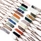 Amethyst Red Onyx Tianhe Tiger Eye Irregular Flat Long Woven Necklace Unshaped Colorful Stone Necklace