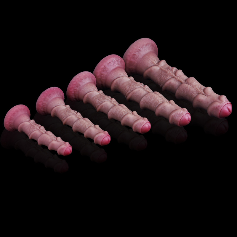 Small Anal Plug for Women, Realistic Dildo, Extra-Large Silicone Massage Stick