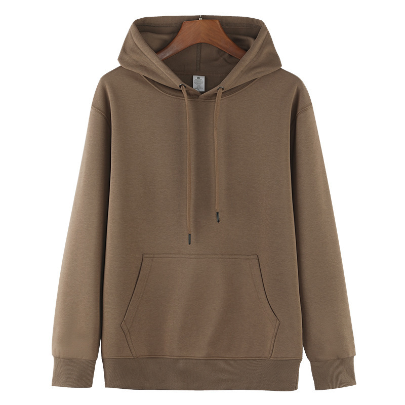 300g suéter con capucha para hombre pesado, suéter con capucha de otoño e invierno, suéter de manga larga de algodón, camisa de manga larga, chaqueta de tendencia