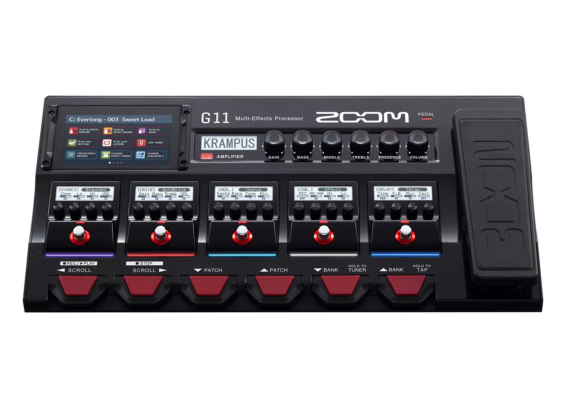 Zoom G11 guitar multi -effect processor