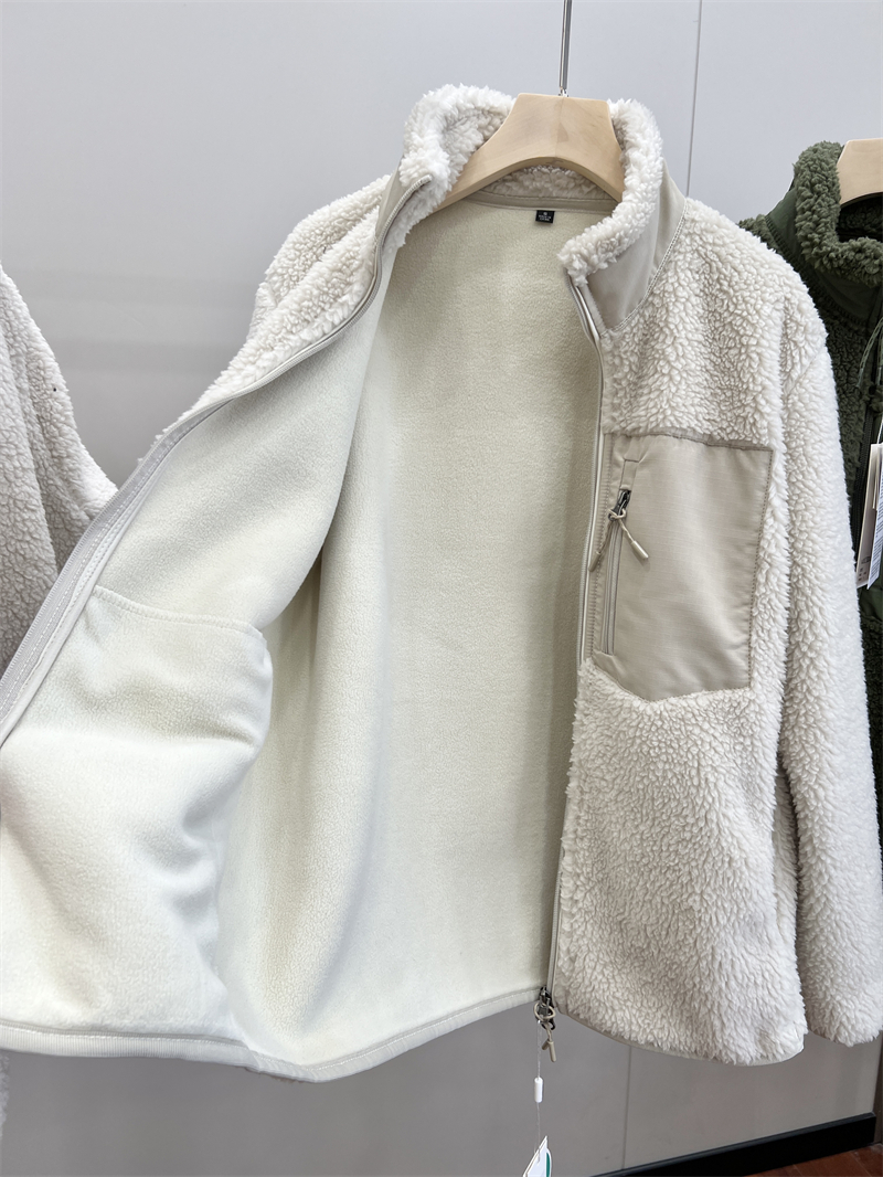 Men's Woolen Silhouette Cropped Jacket