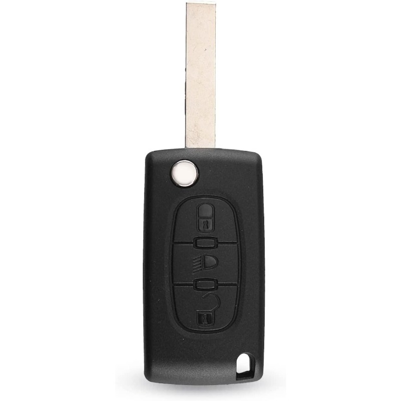 Exclusively for Export, 3-Key Key Shell Replacement for Peugeot 207 307, Citroen C4, C4 Sega