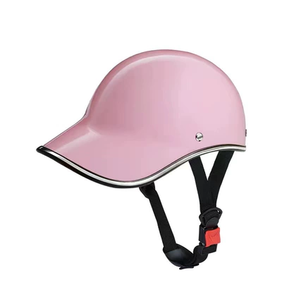 Safety Duck Tongue Breathable Sun – Motosiklet kaskı (dəbilqə) - abs-reinforced-pink