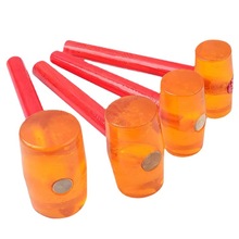 橡胶锤透明皮锤铺地板工具防震家居装修地板黄色皮榔头木制