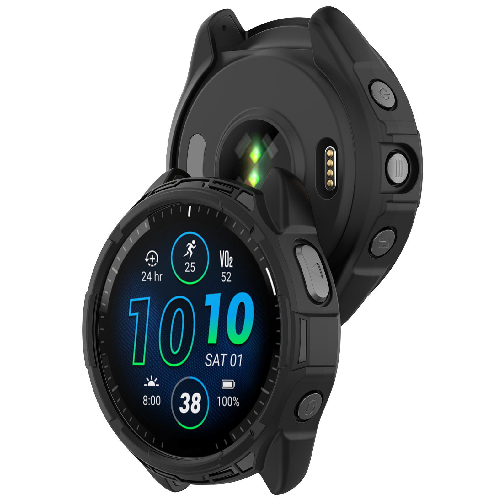 Xinyuan Shuntong is equipped with a tpu soft rubber openwork armor case for the Garmin Forerunner965 watch undefined