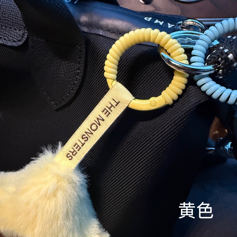 labubu公仔防丢保护圈拉布布娃娃挂绳钥匙扣防丢自由裁剪保护线|undefined