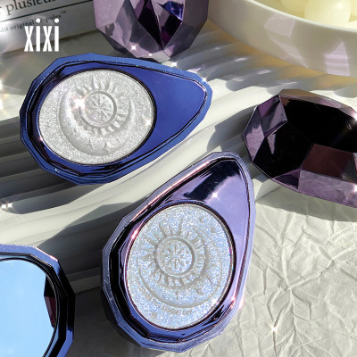 xixi Diamonds Highlight Powder Glitter powder Strobe Face Bridge of the nose Brighten Mashed Potato Highlight Trimming one