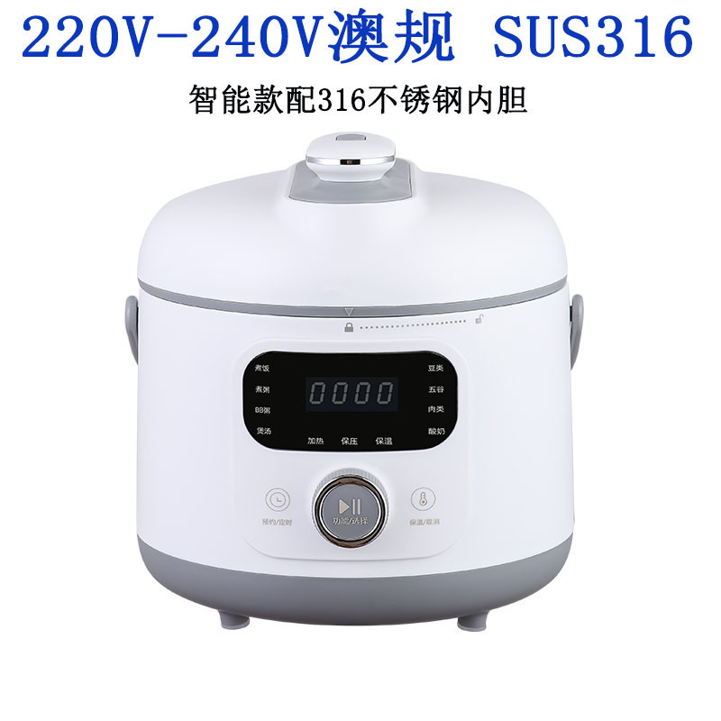 110V高压锅电压力煲1.8L容量11大烹饪功能快煮美规日规欧规英规|undefined