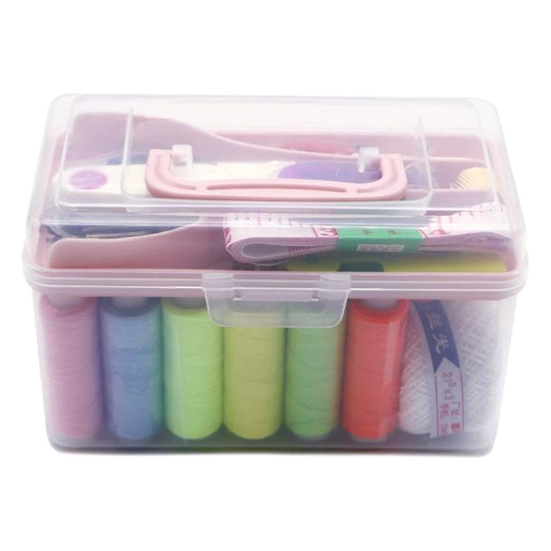 Двухслойная коробка для хранения в скандинавском стиле костюм студенческое общежитие DIY швейный инструмент маленькая швейная сумка оптом