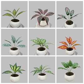 批发仿真把束花卉盆栽绿植阳台吊顶家居酒店装饰婚礼布置高仿真